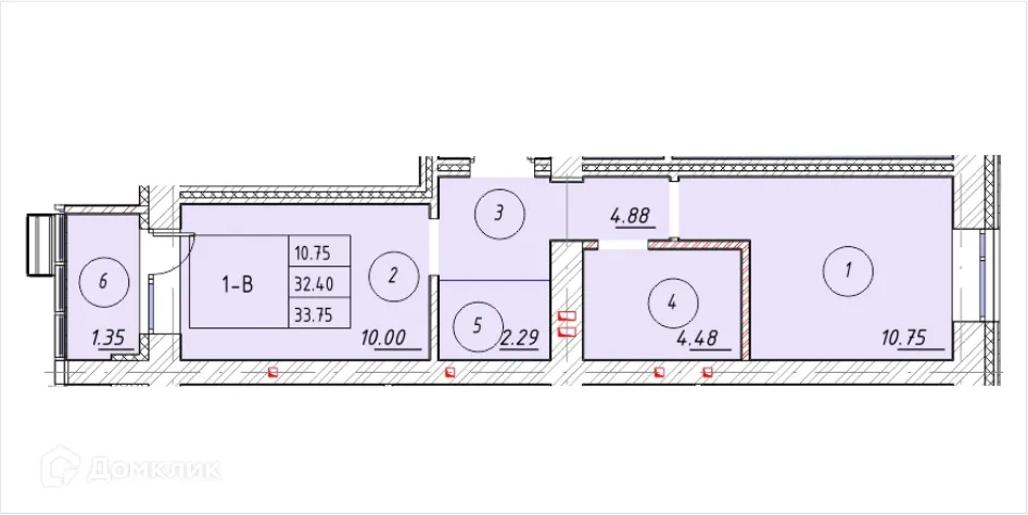 Фото квартиры в ЖК "Ометьевский Парк"