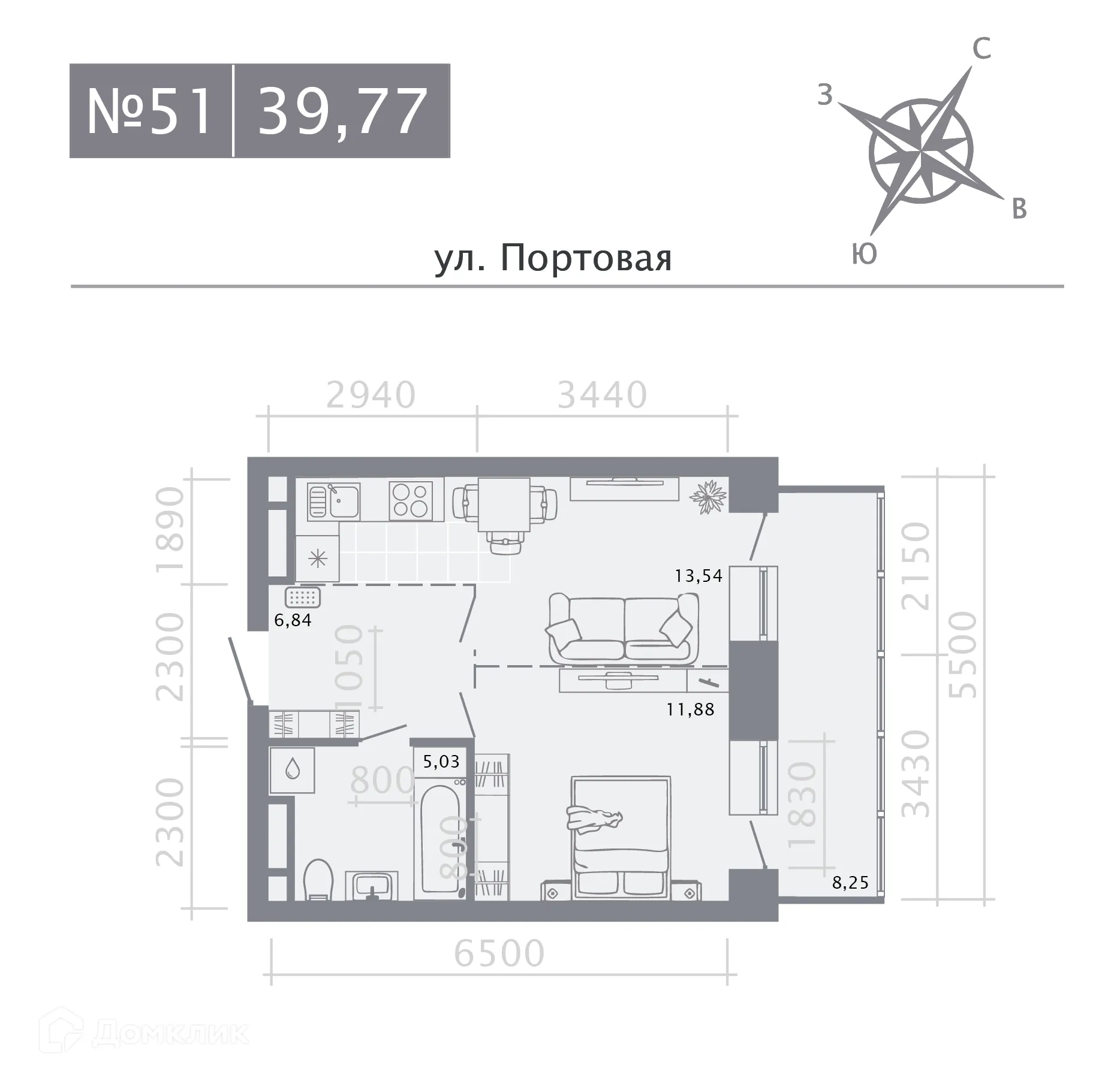 Фото квартиры в ЖК Риваят