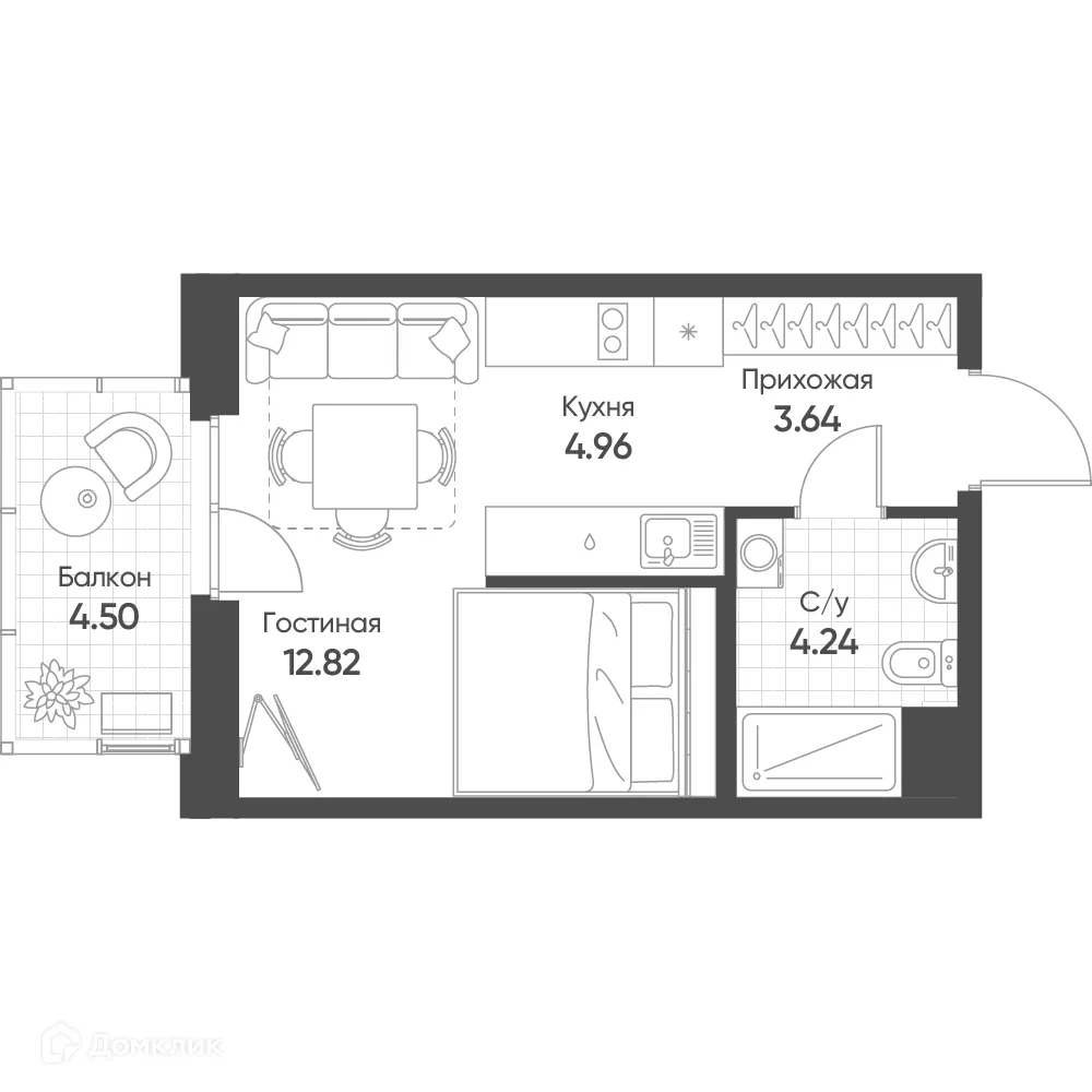 Фото квартиры в ЖК Счастье в Казани