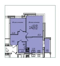 Фото квартиры в ЖК"Мечта"