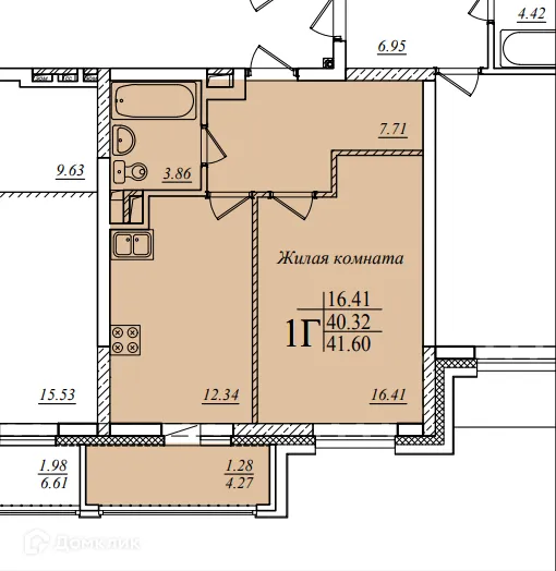 Фото квартиры в ЖК"Мечта"