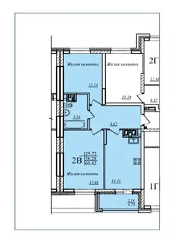 Фото квартиры в ЖК"Мечта"