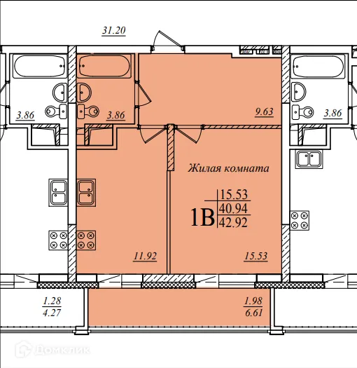 Фото квартиры в ЖК"Мечта"