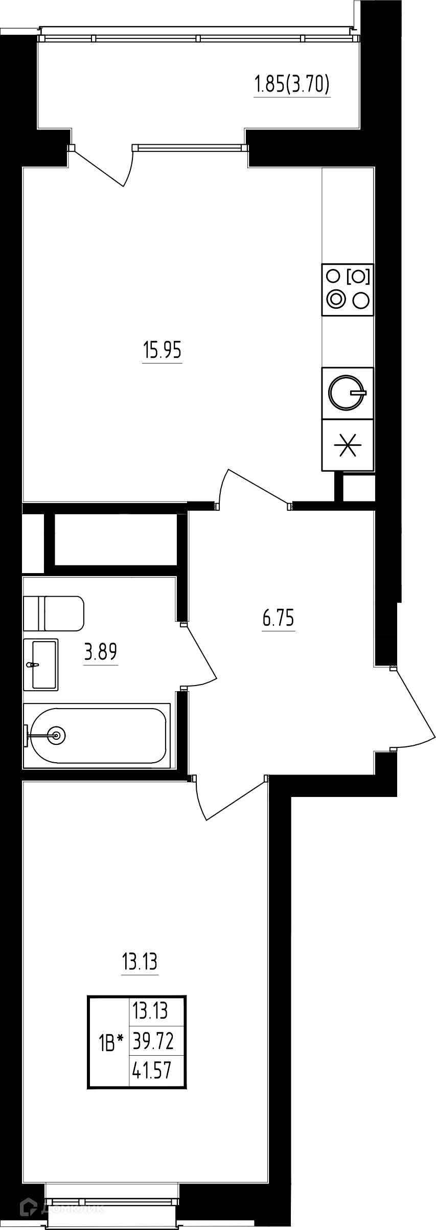 Фото квартиры в ЖК"Мечта"