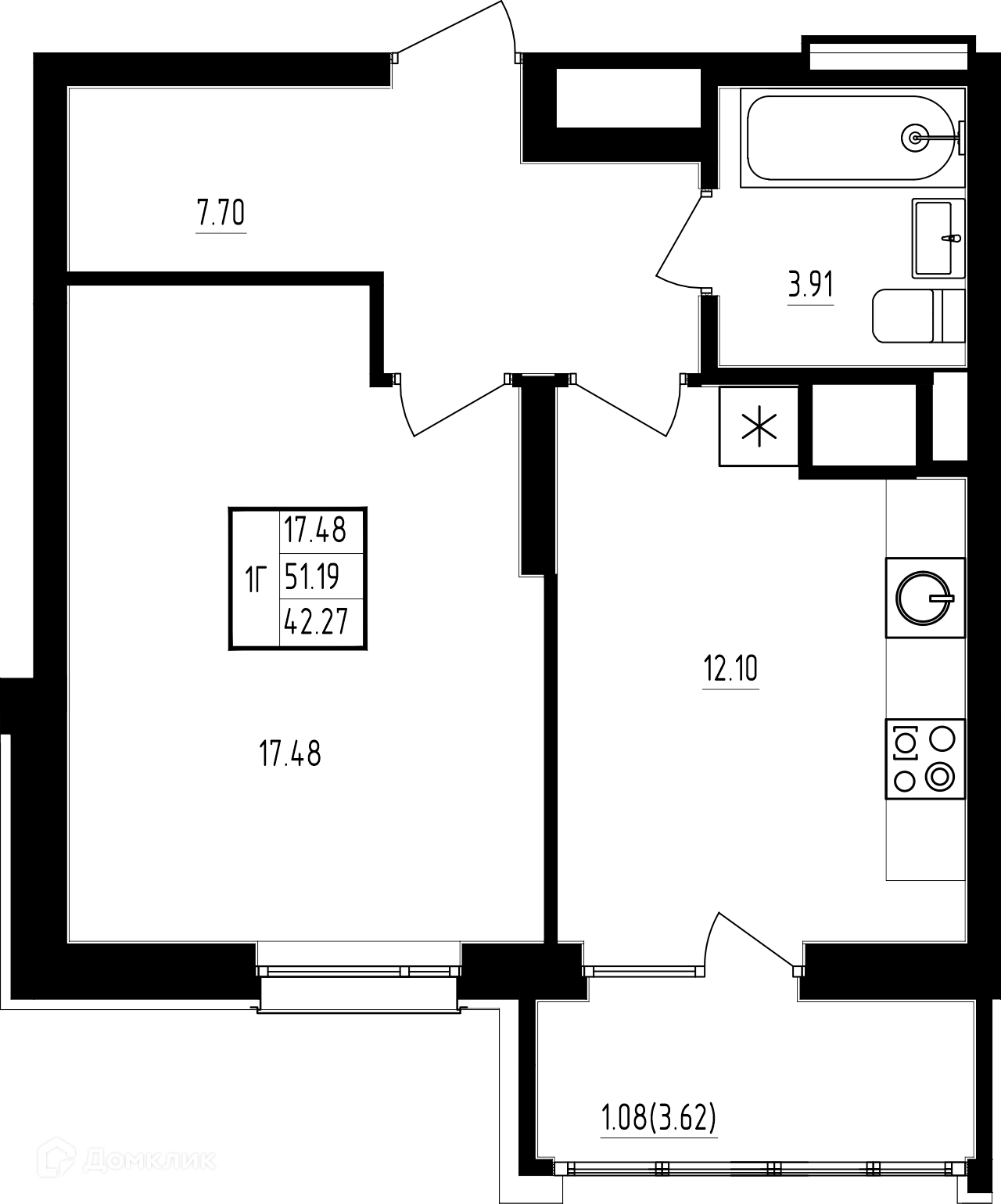 Фото квартиры в ЖК"Мечта"