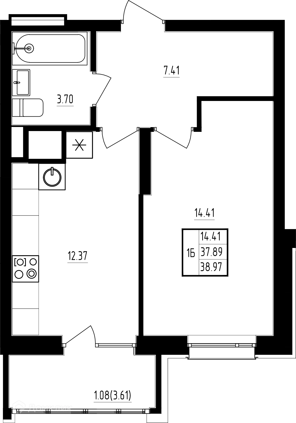 Фото квартиры в ЖК"Мечта"