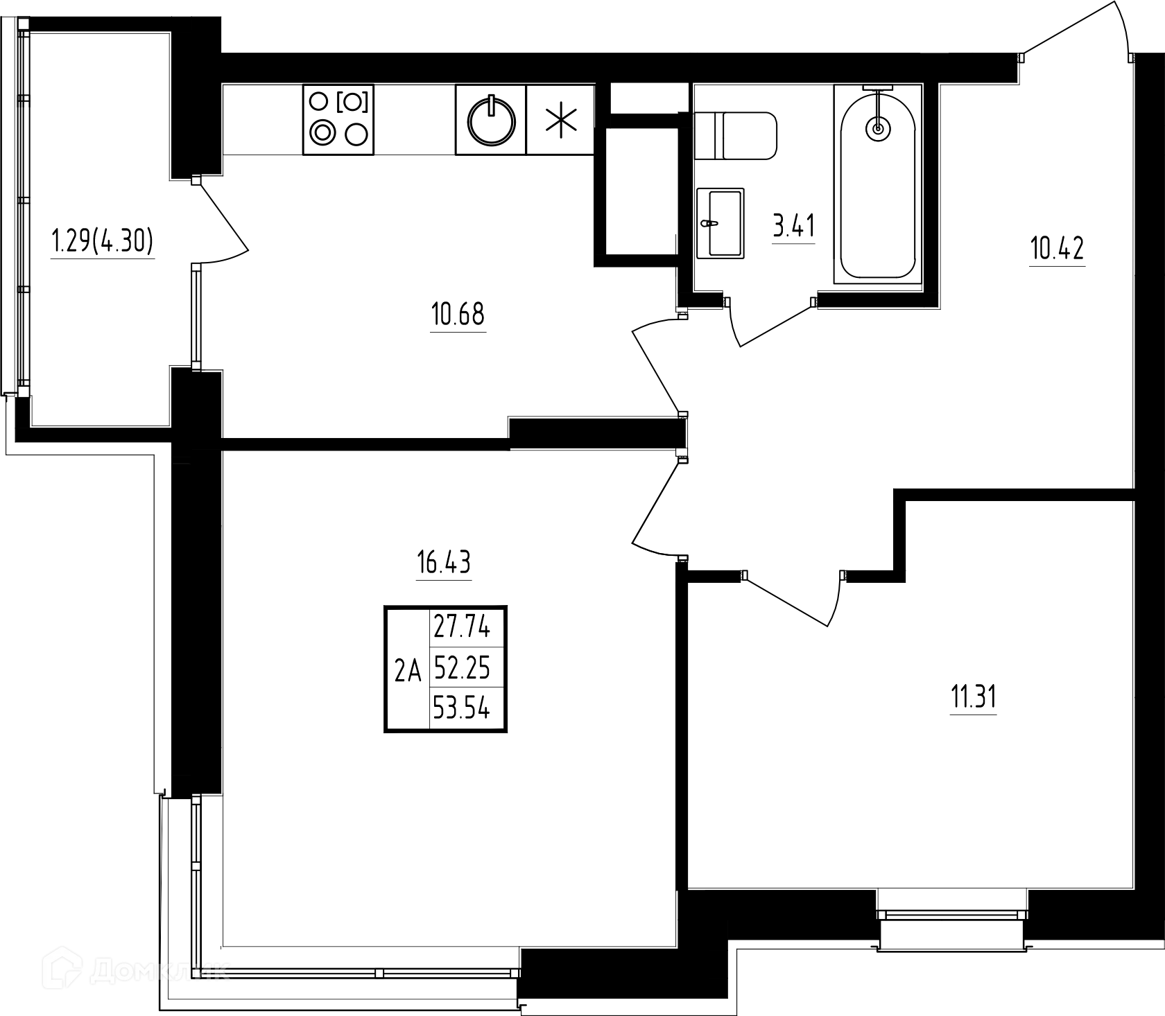 Фото квартиры в ЖК"Мечта"