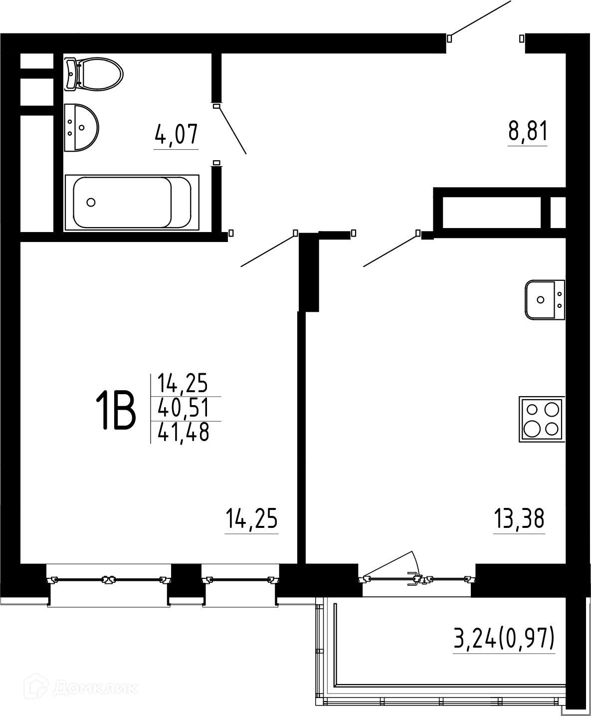 Фото квартиры в ЖК Притяжение