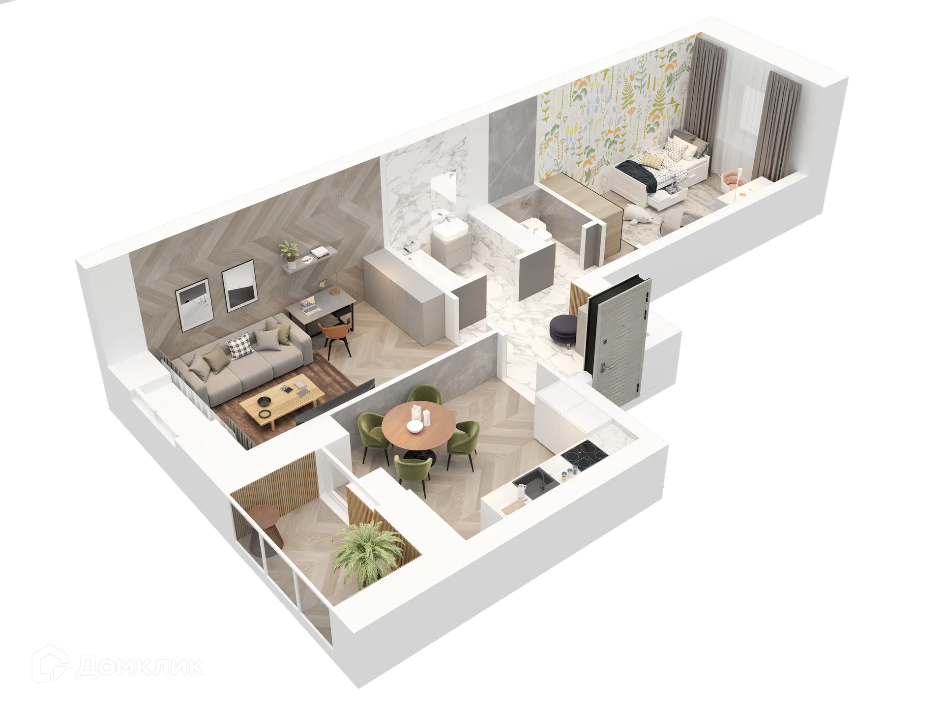 Фото квартиры в ЖК Притяжение