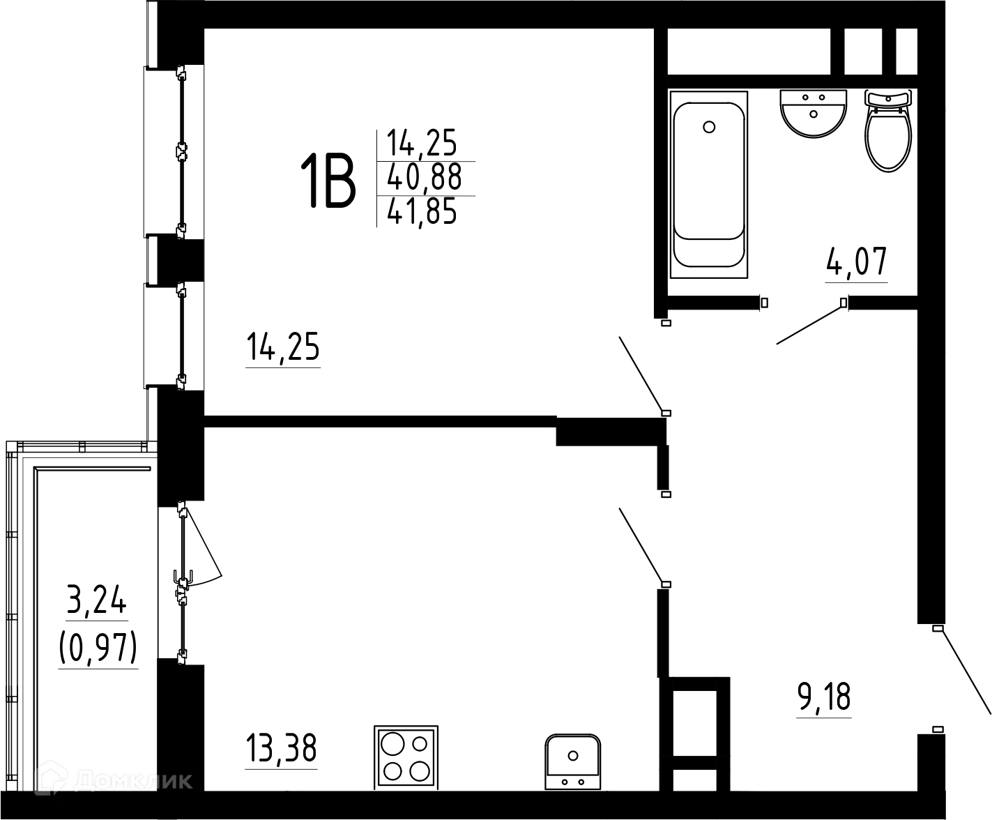 Фото квартиры в ЖК Притяжение