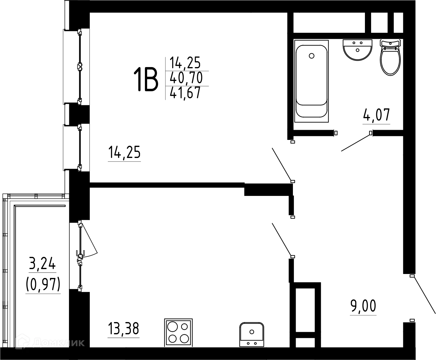 Фото квартиры в ЖК Притяжение