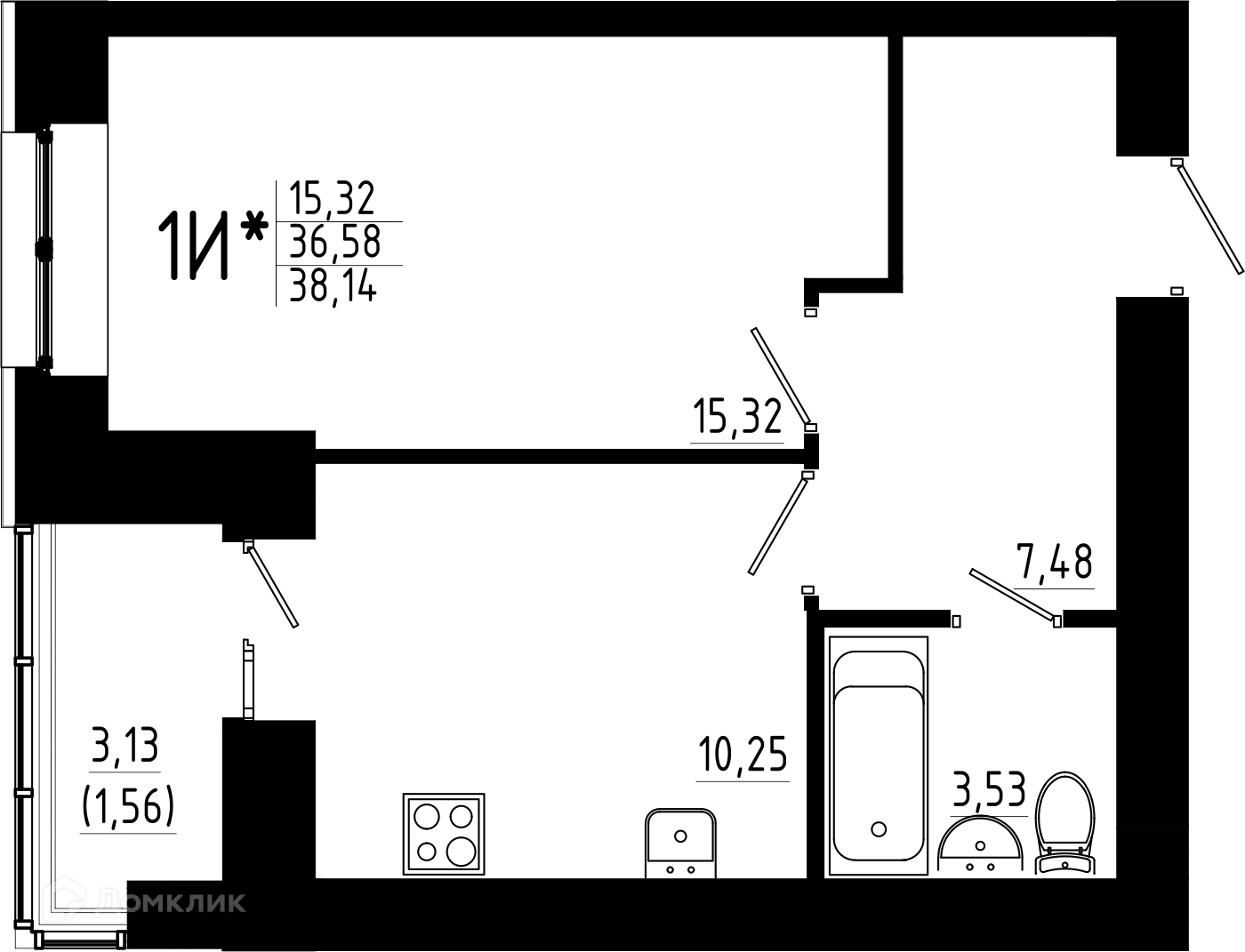 Фото квартиры в ЖК Притяжение