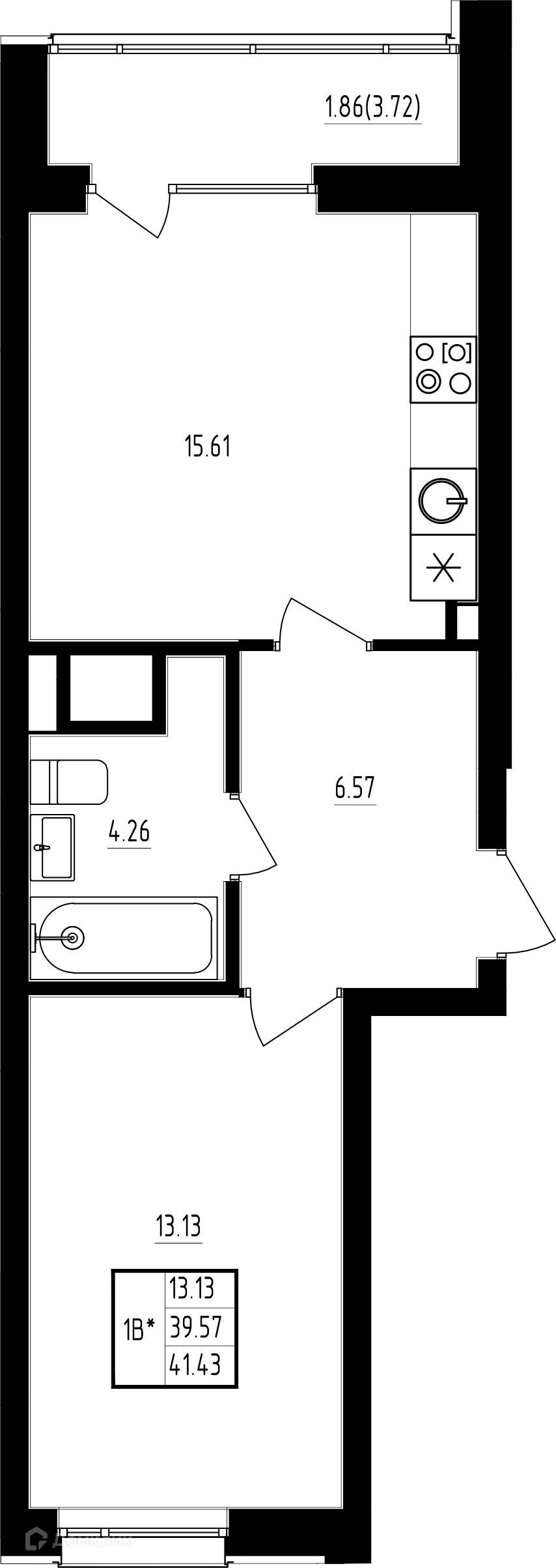 Фото квартиры в ЖК"Мечта"