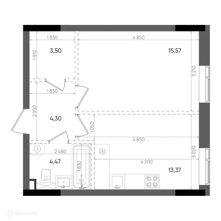 Фото квартиры в ЖК Вознесенский квартал