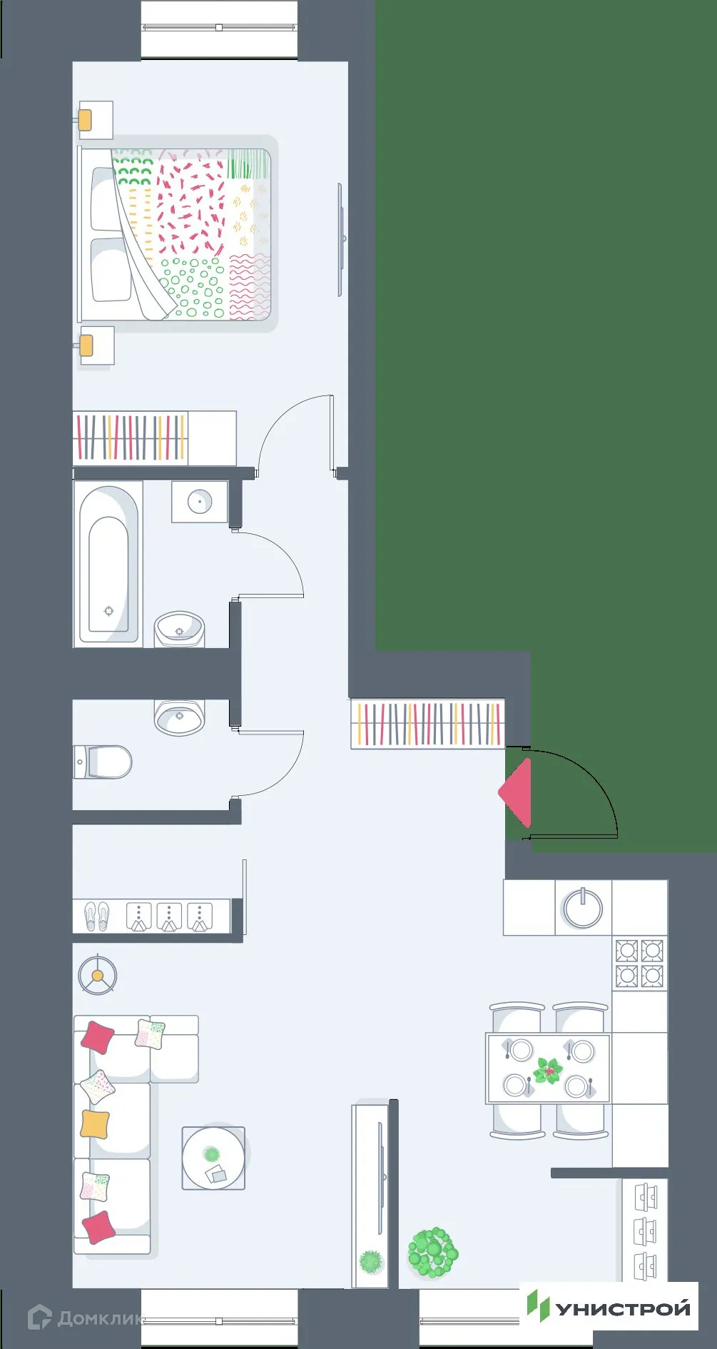 Фото квартиры в ЖК Весна-2