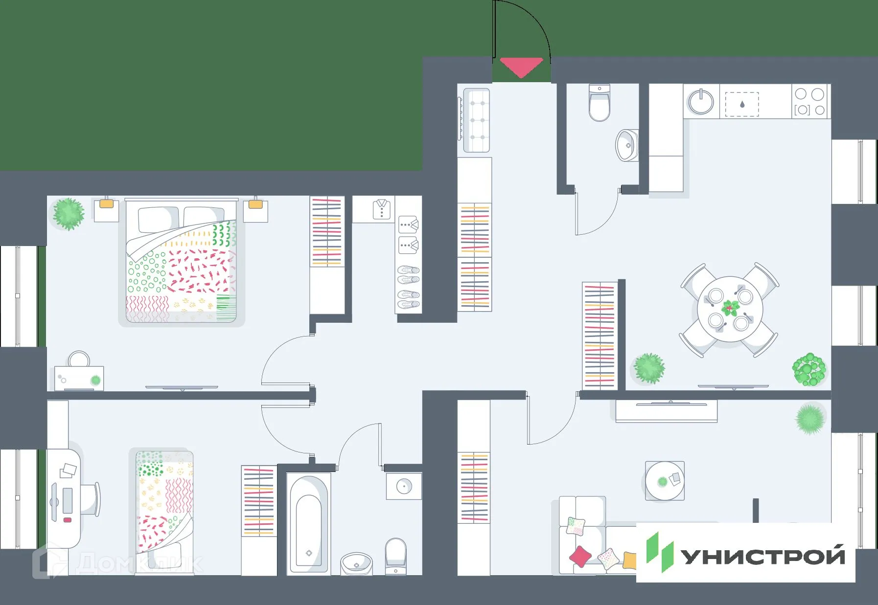 Фото квартиры в ЖК Весна-2