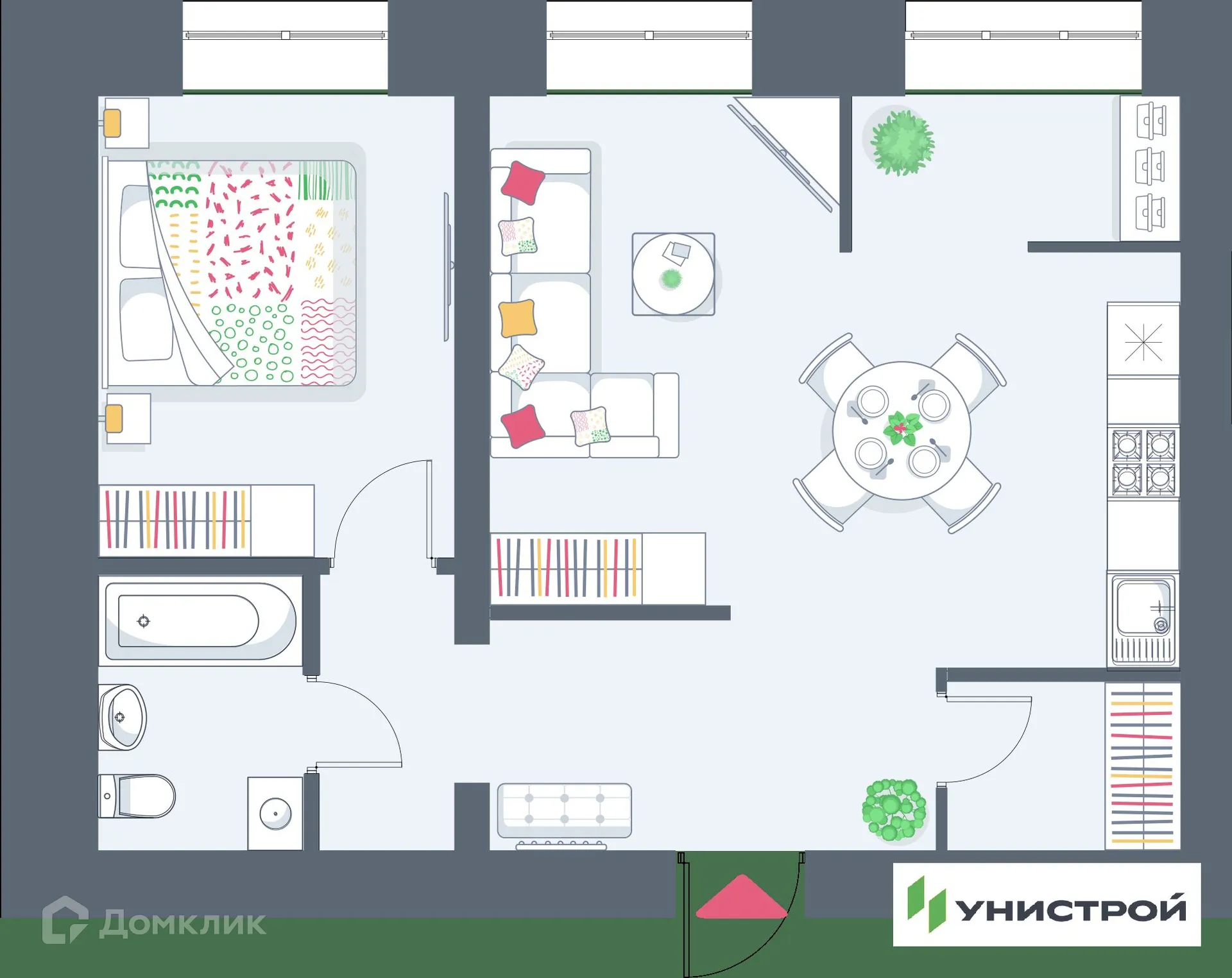 Фото квартиры в ЖК Весна-2