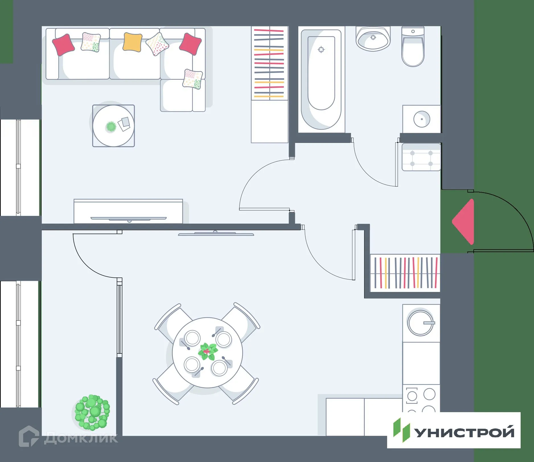 Фото квартиры в ЖК Весна-2