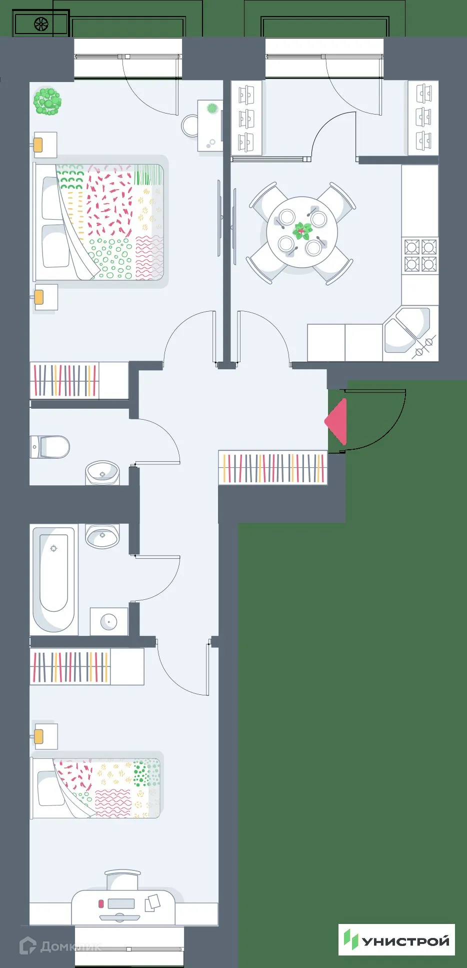 Фото квартиры в ЖК Весна-2