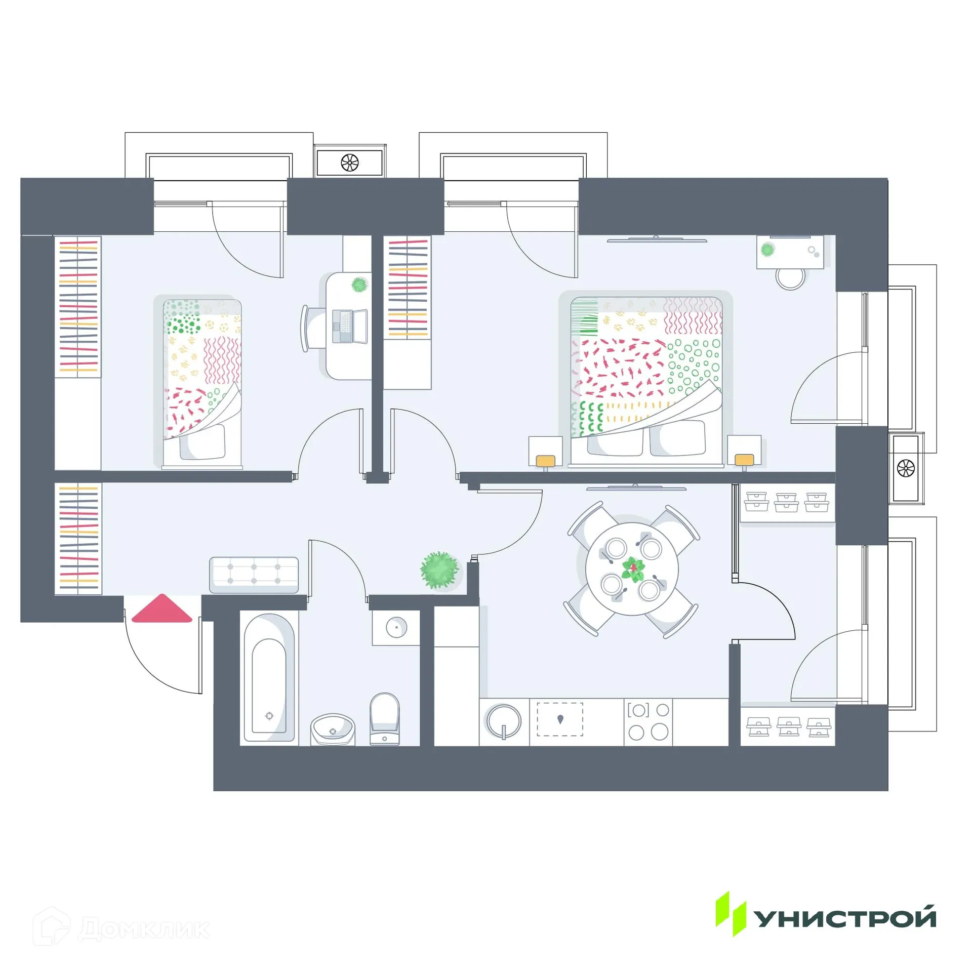 Фото квартиры в ЖК Весна-2