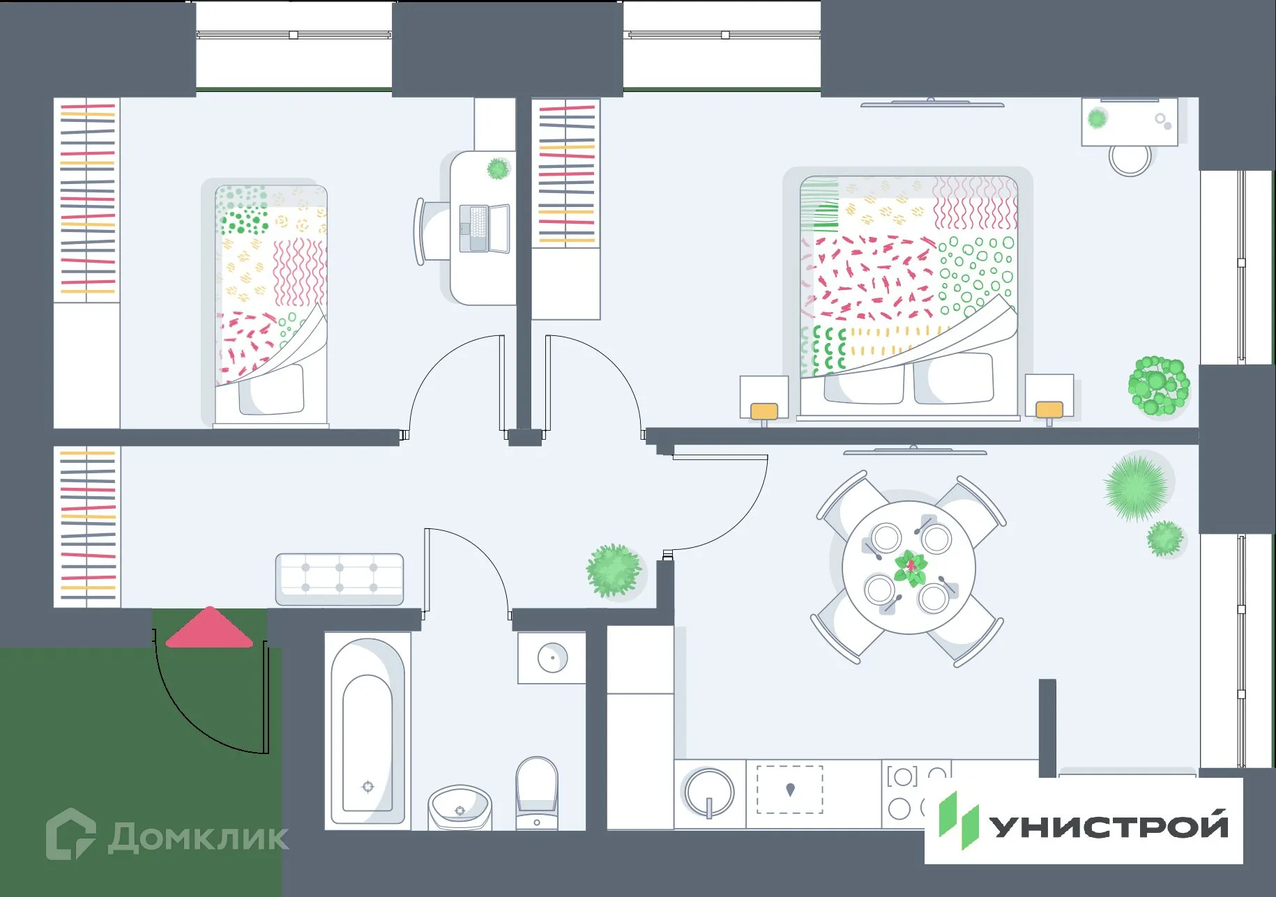 Фото квартиры в ЖК Весна-2