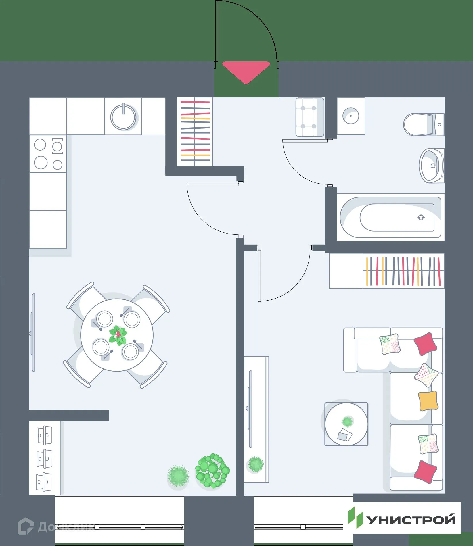 Фото квартиры в ЖК Весна-2