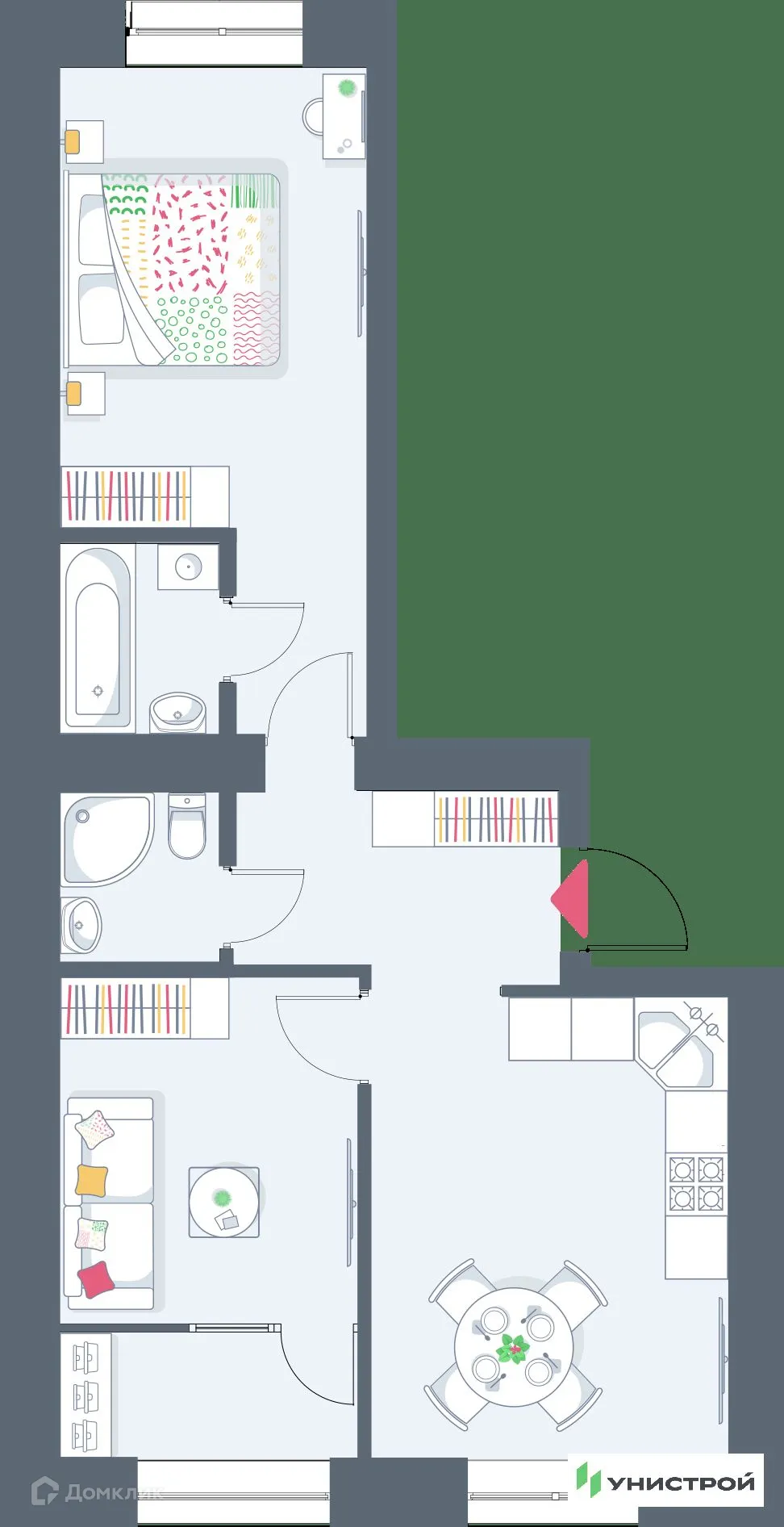 Фото квартиры в ЖК Весна-2