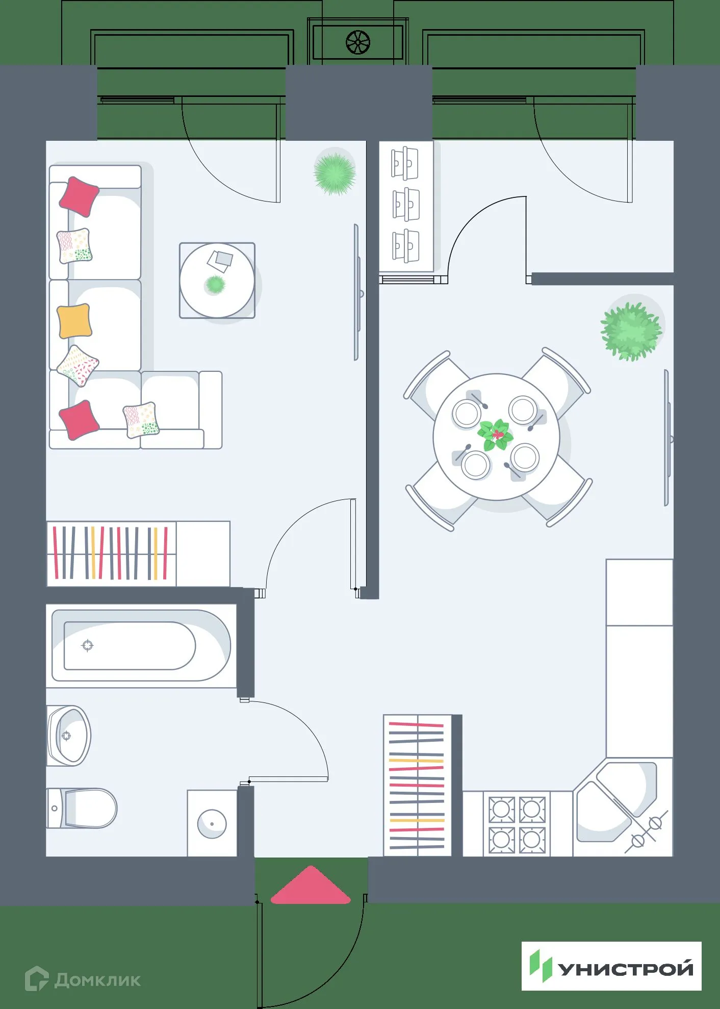 Фото квартиры в ЖК Весна-2