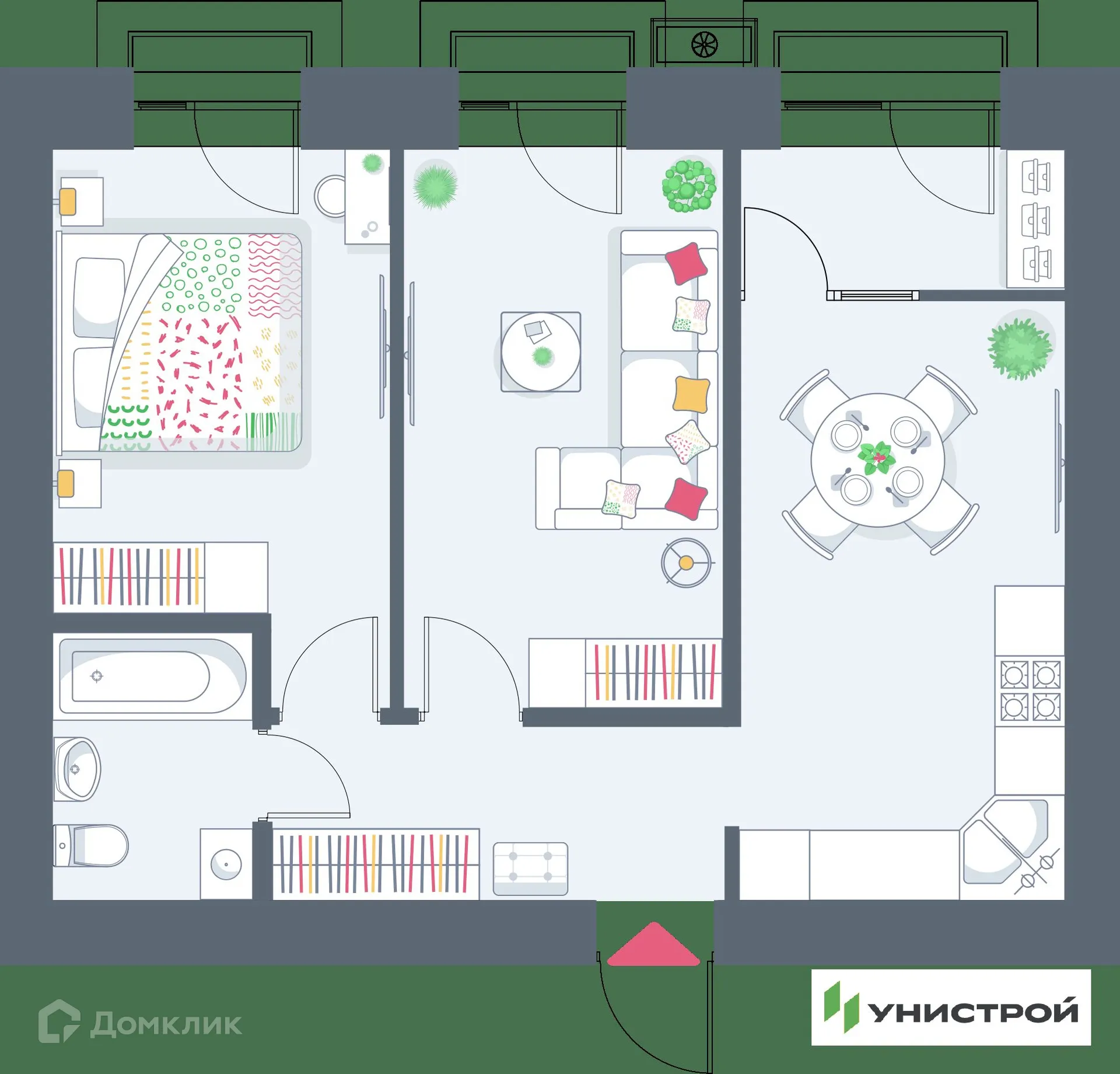 Фото квартиры в ЖК Весна-2