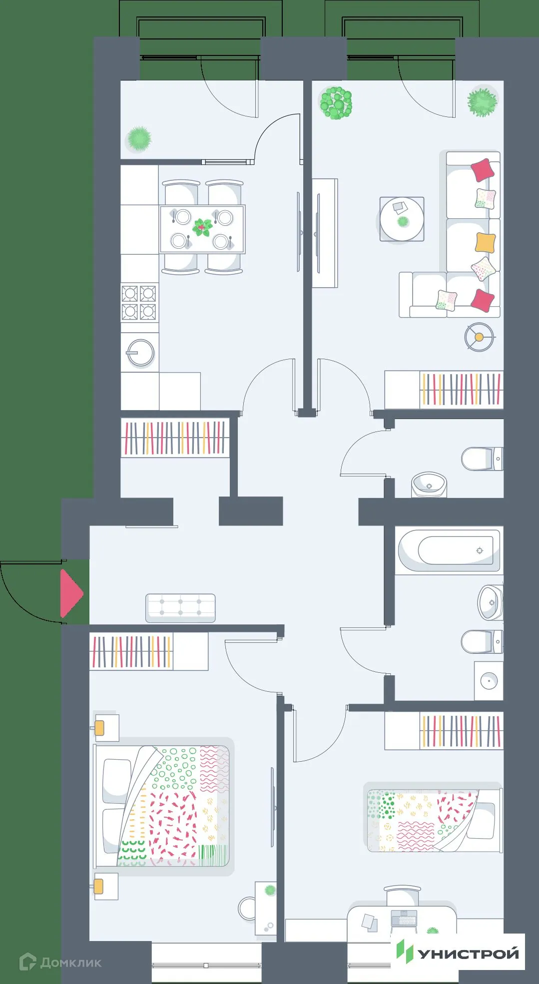 Фото квартиры в ЖК Весна-2