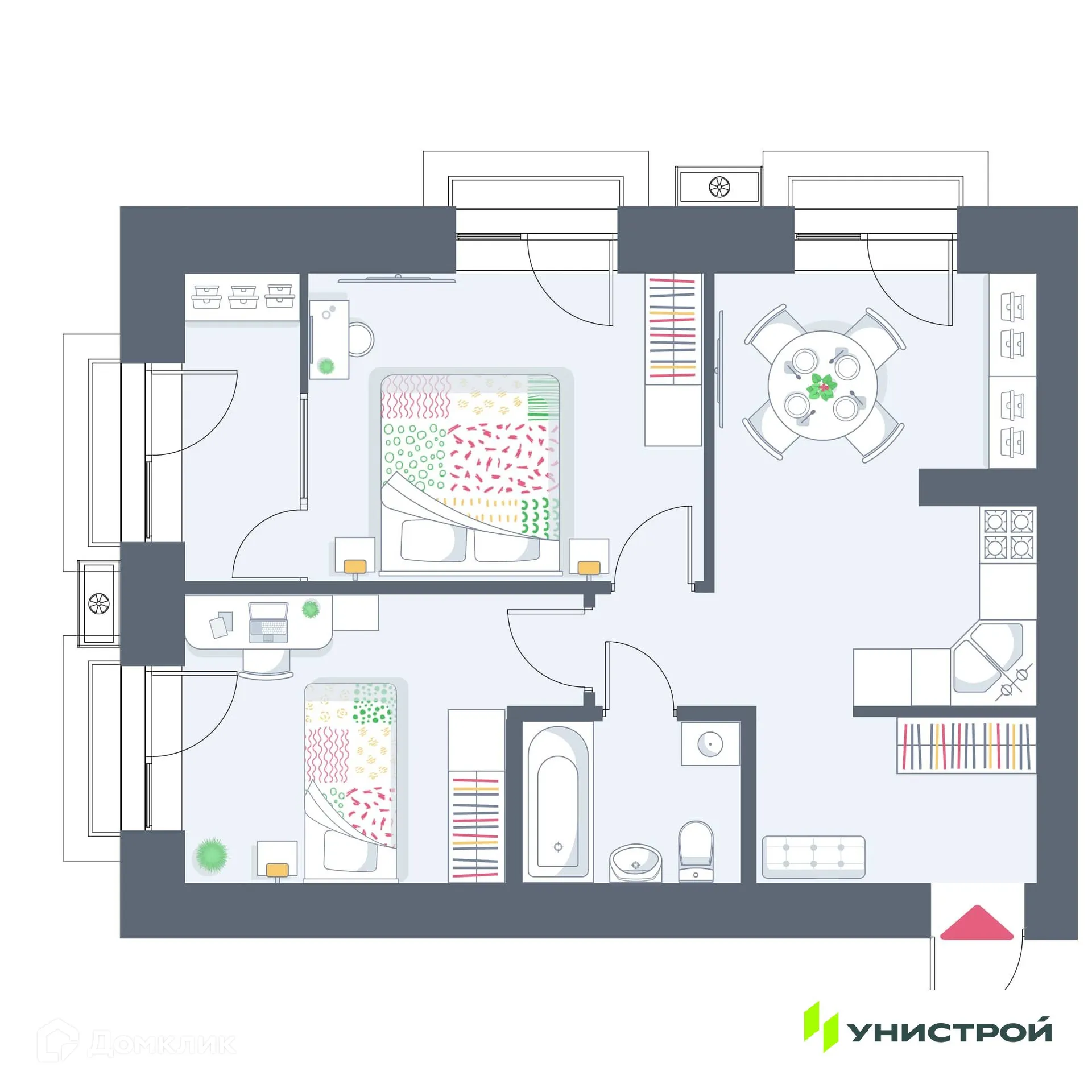 Фото квартиры в ЖК Весна-2