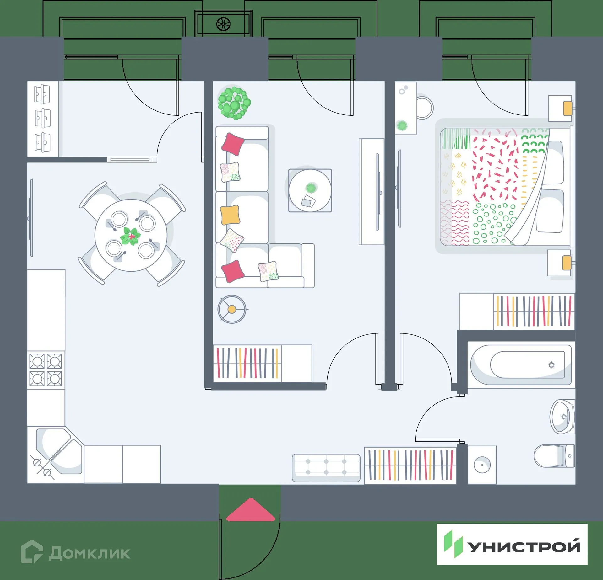 Фото квартиры в ЖК Весна-2