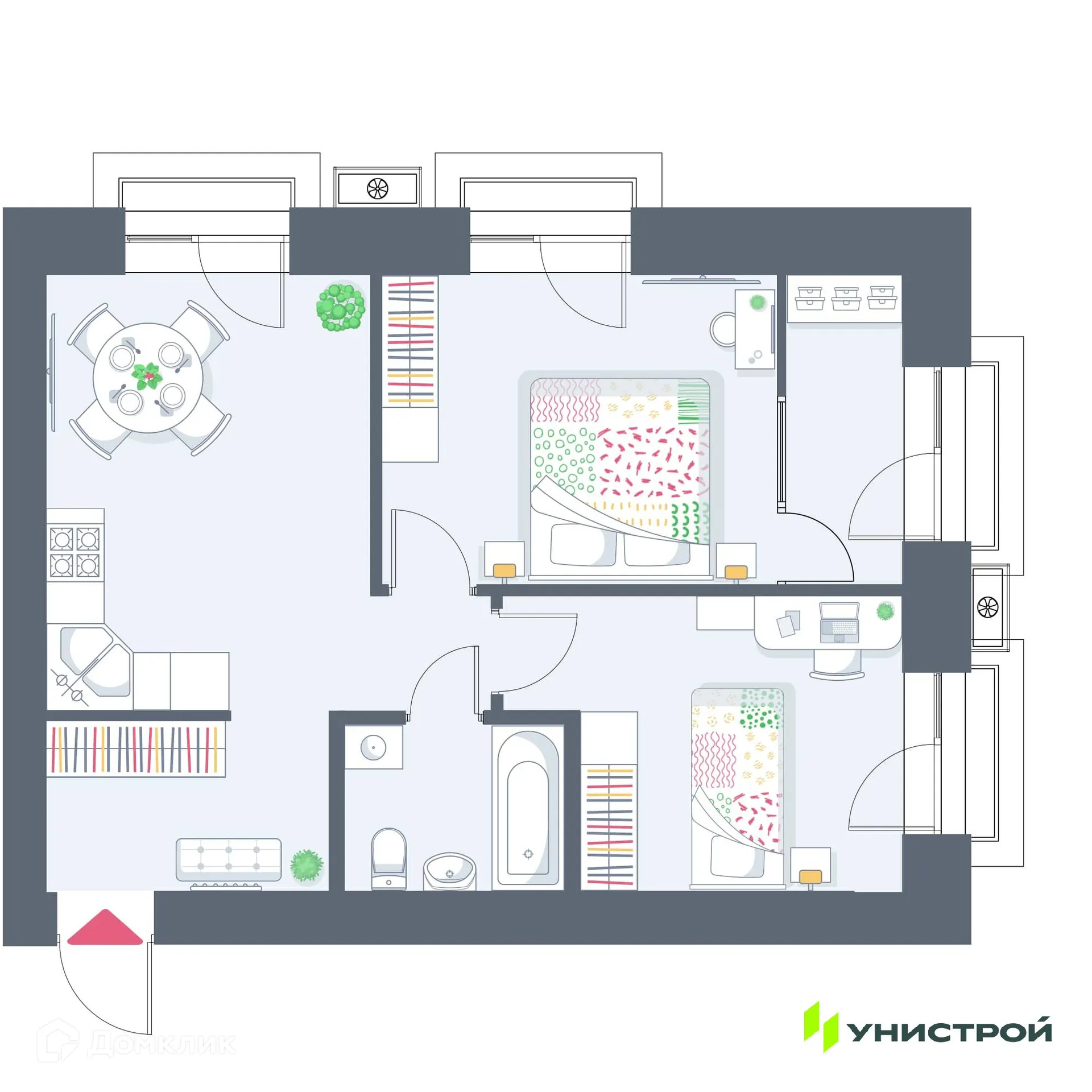 Фото квартиры в ЖК Весна-2