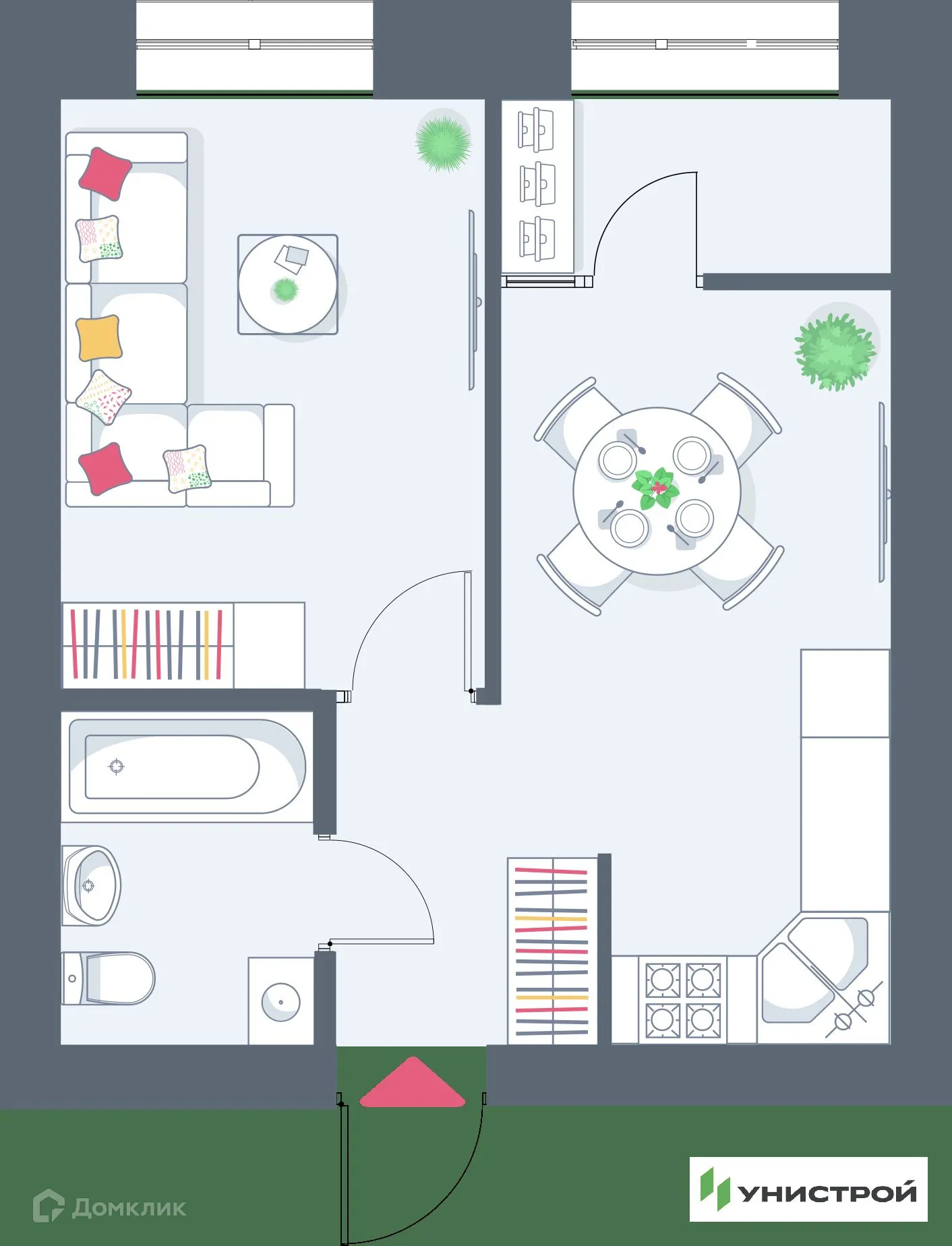 Фото квартиры в ЖК Весна-2