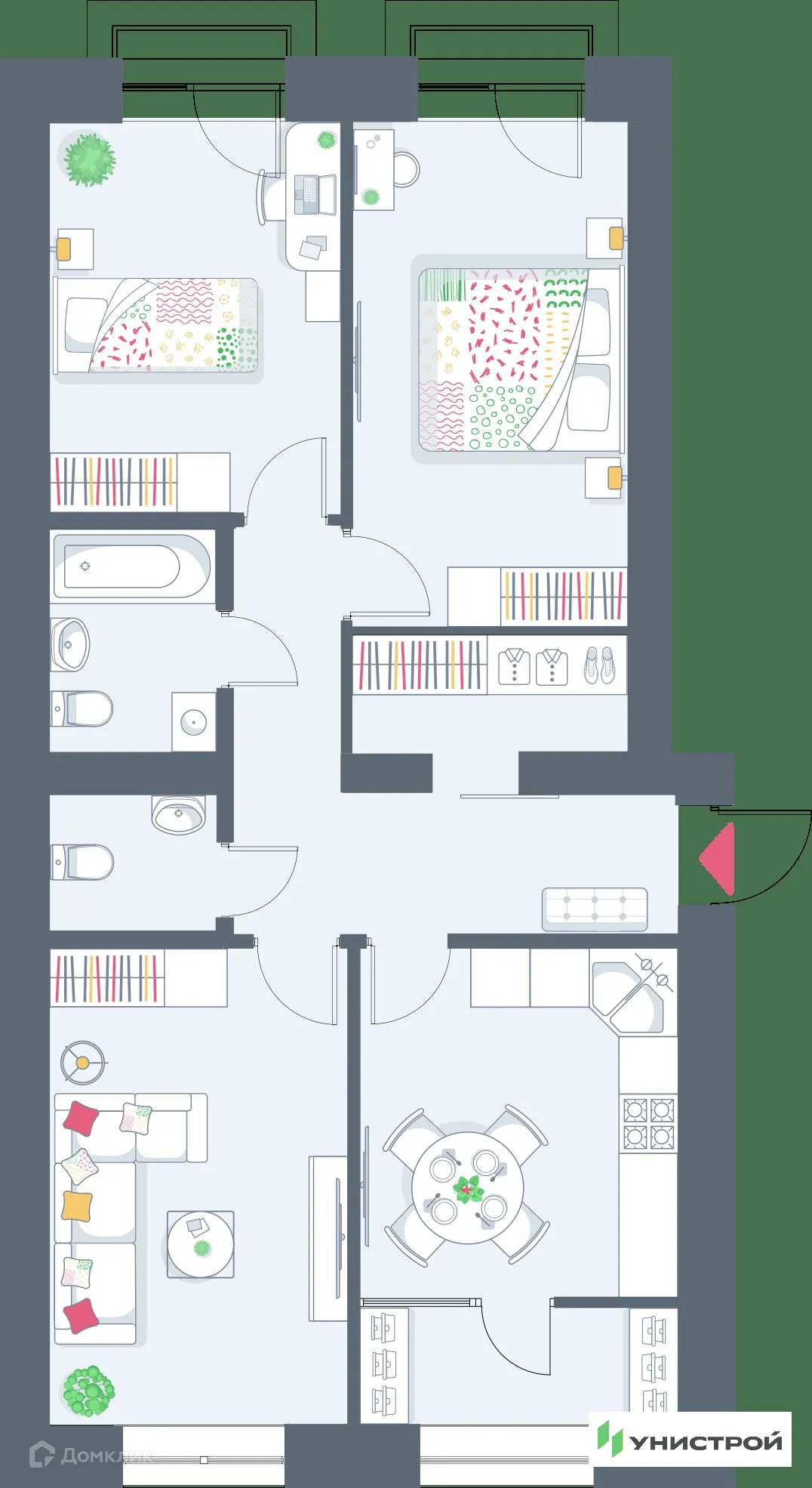 Фото квартиры в ЖК Весна-2