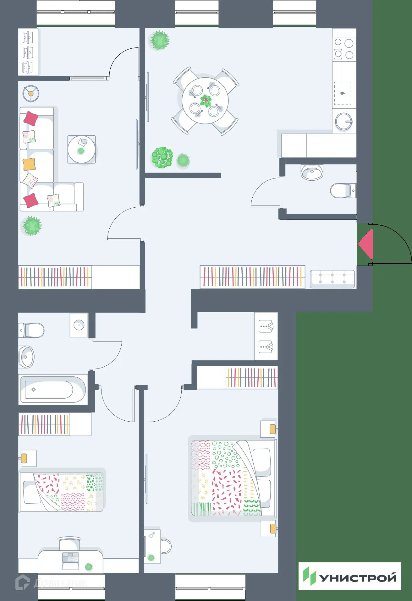 Фото квартиры в ЖК Весна-2