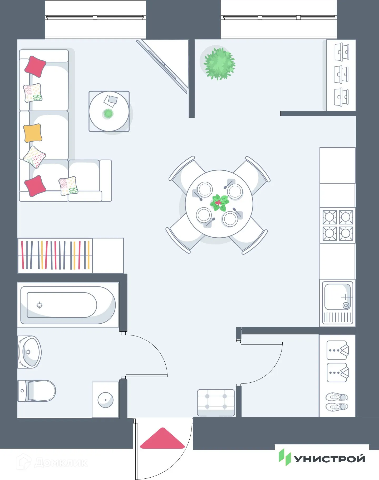 Фото квартиры в ЖК Весна-2