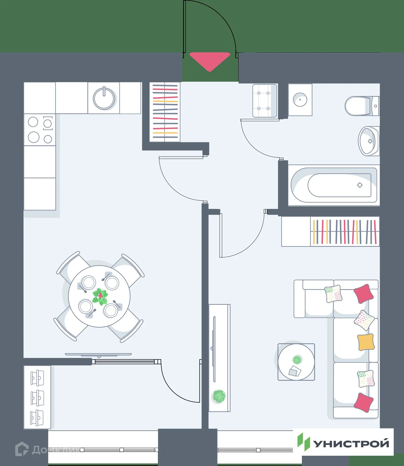 Фото квартиры в ЖК Весна-2