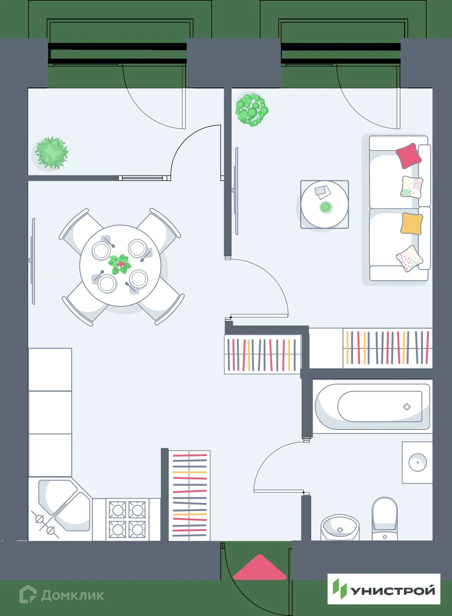 Фото квартиры в ЖК Весна-2