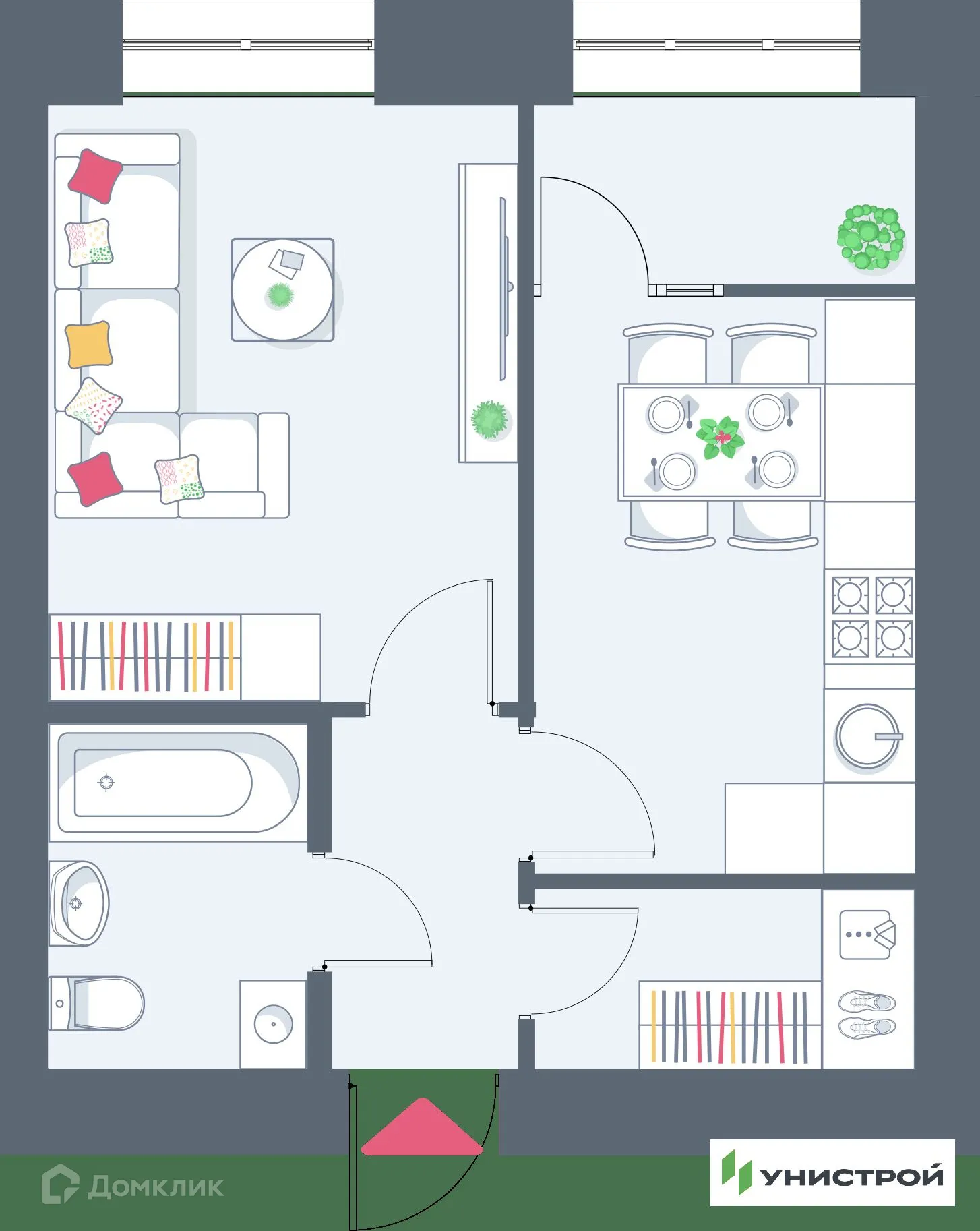 Фото квартиры в ЖК Весна-2