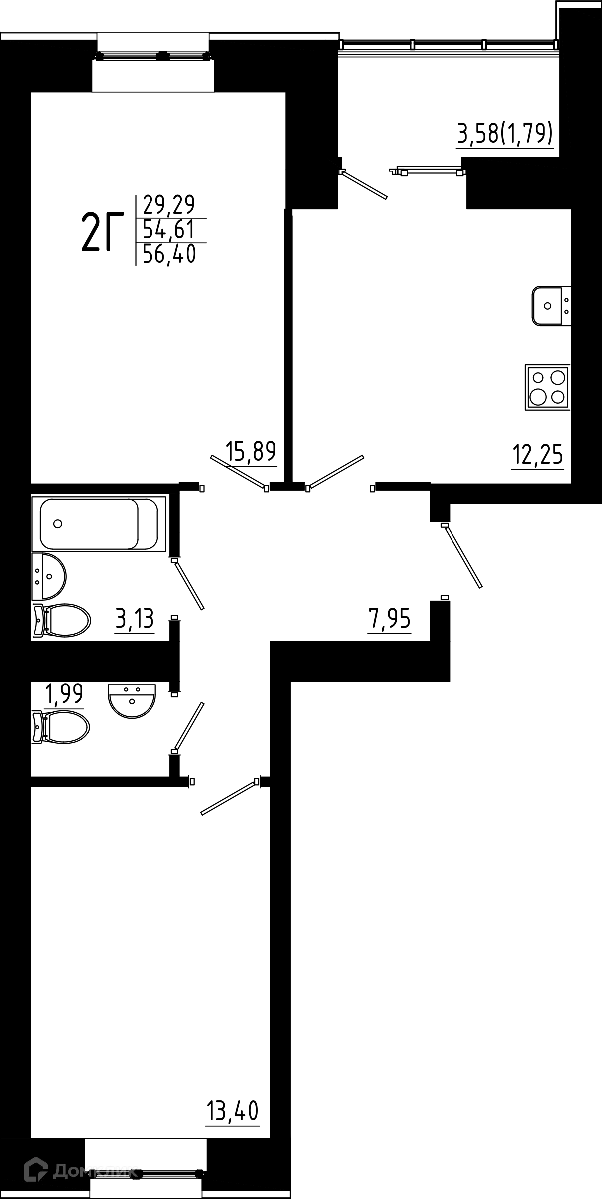 Фото квартиры в ЖК Притяжение