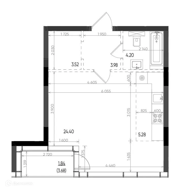 Фото квартиры в ЖК Минтимер