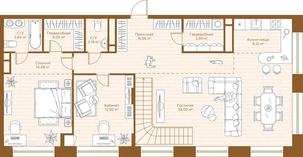 Фото квартиры в ЖК Savin Premier (ЖК Савин Премьер)