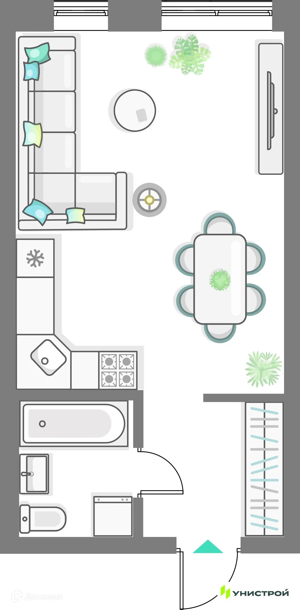 Фото квартиры в ЖК Лето