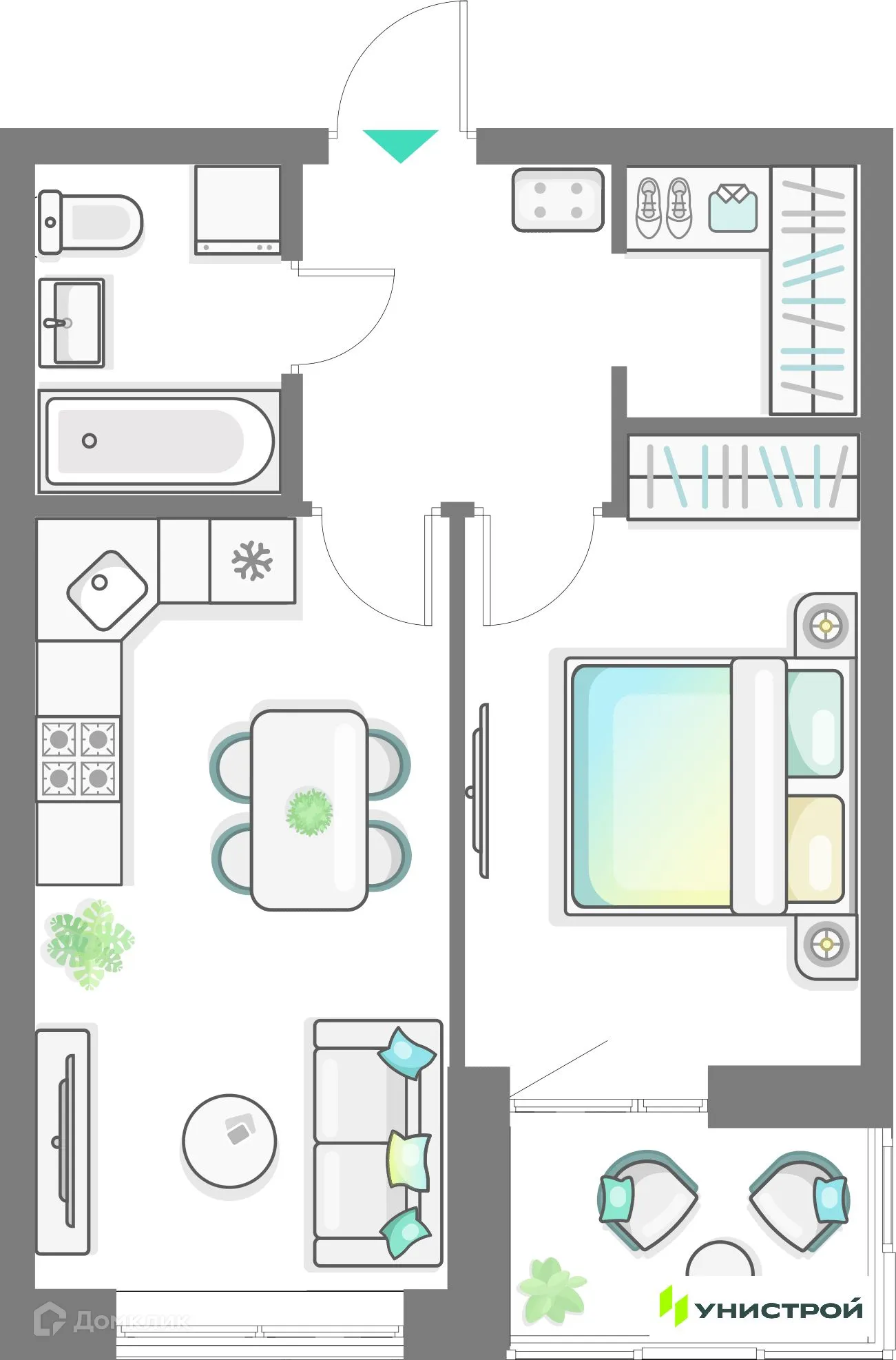 Фото квартиры в ЖК Лето