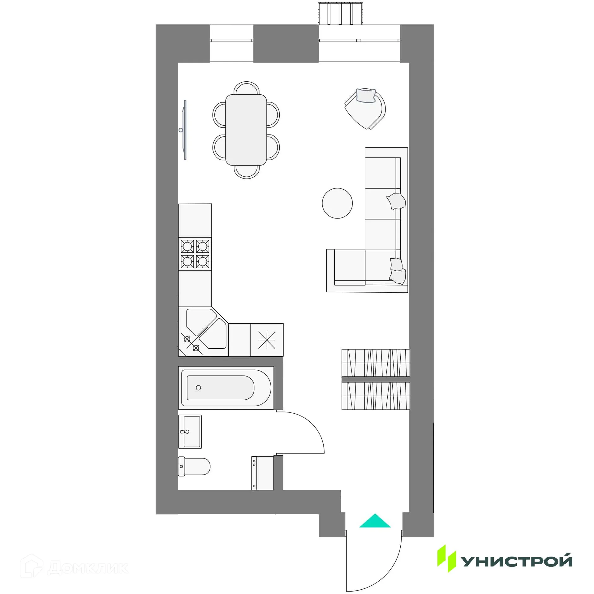 Фото квартиры в ЖК Лето