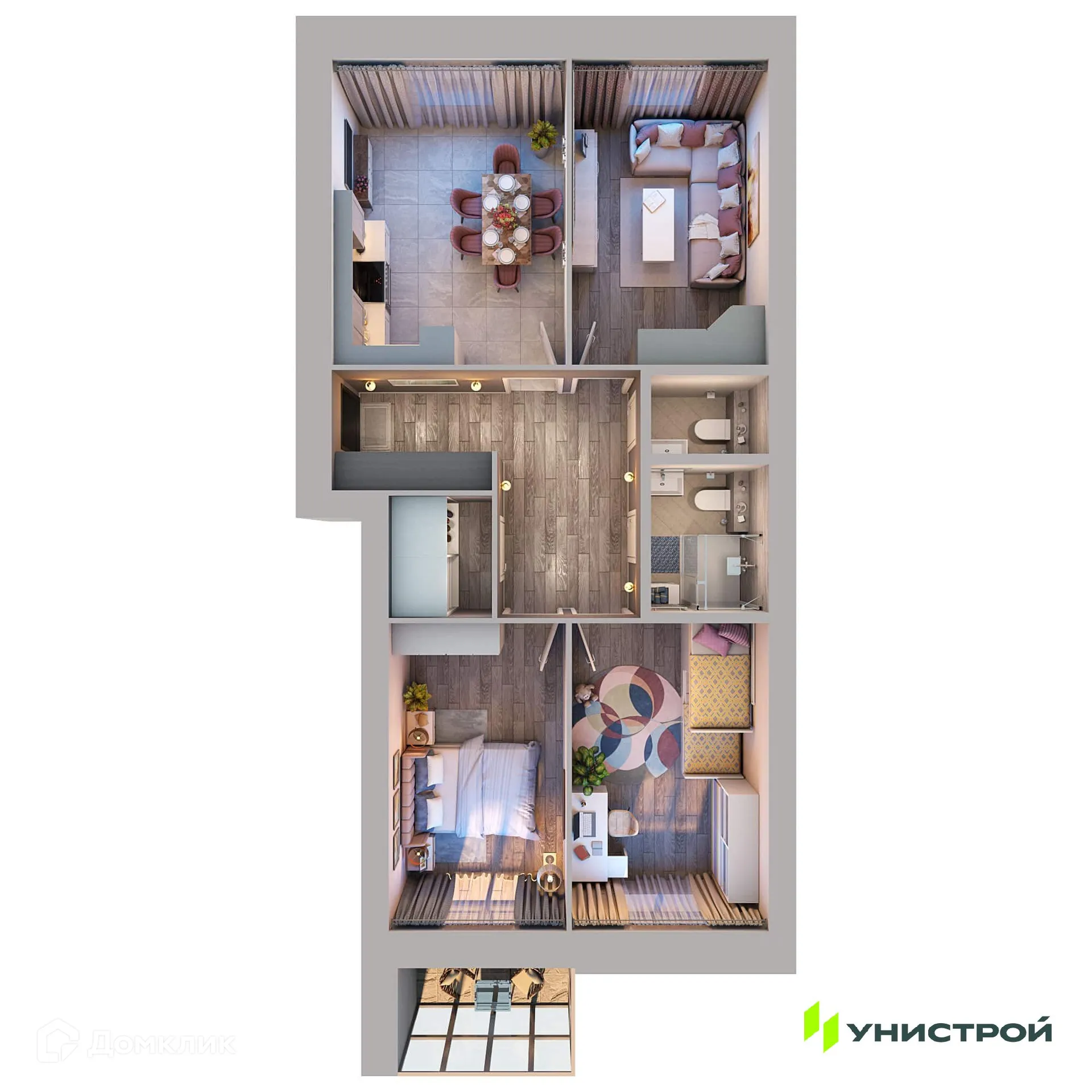 Фото квартиры в ЖК Лето