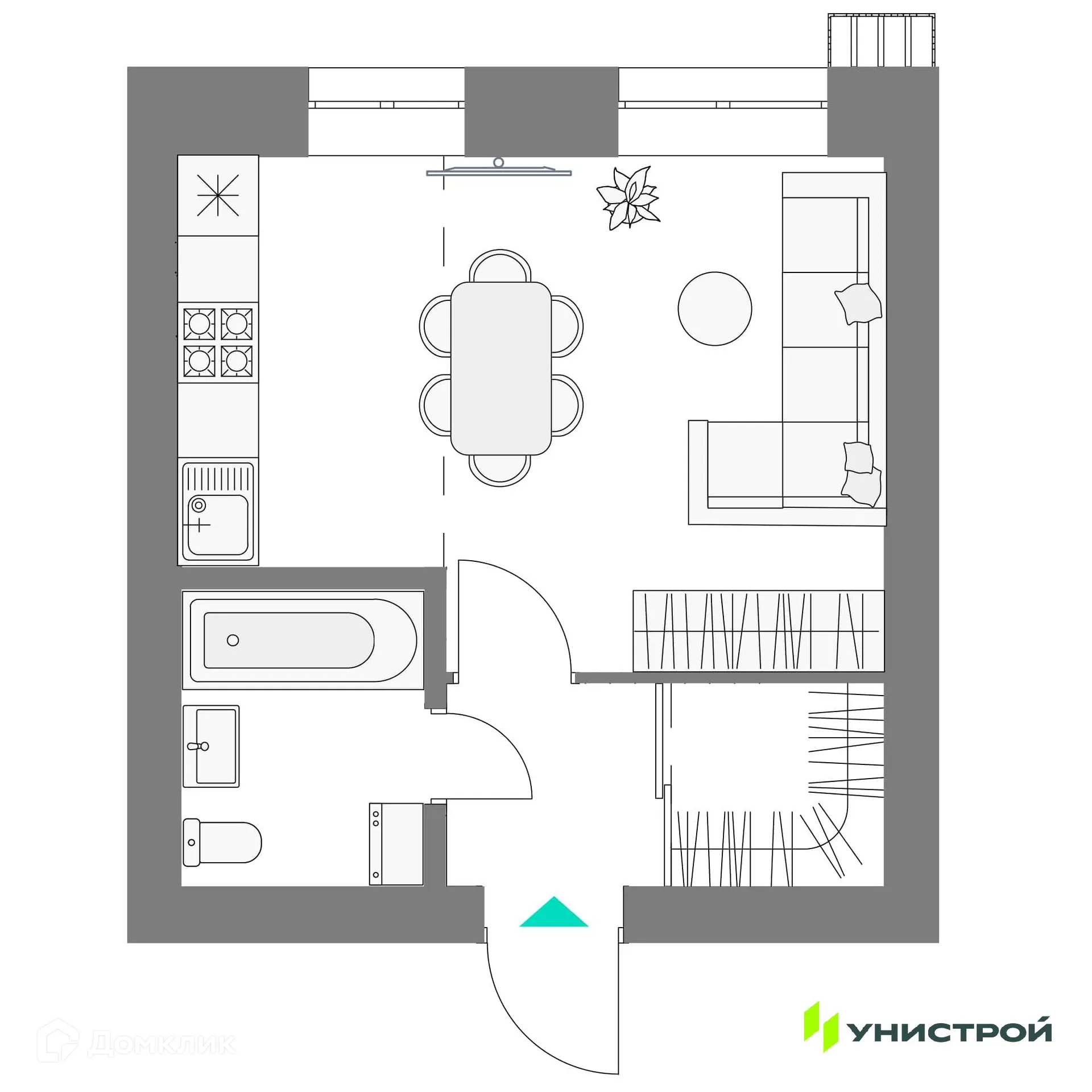 Фото квартиры в ЖК Лето