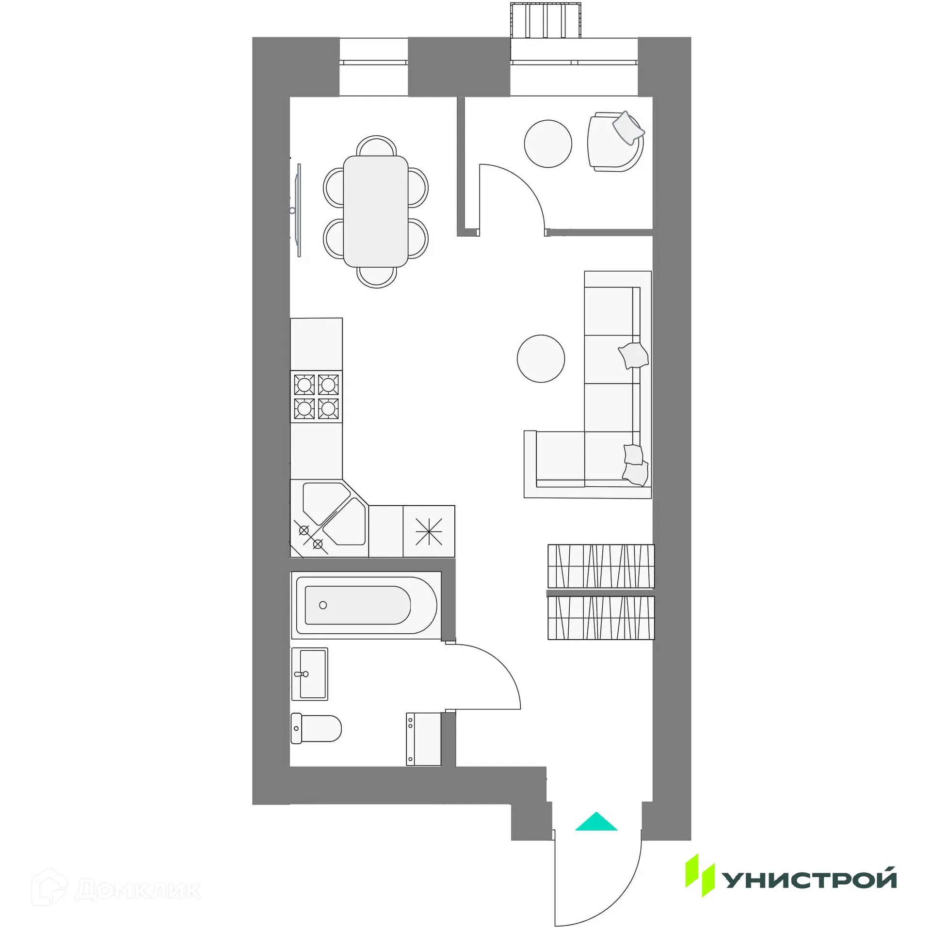 Фото квартиры в ЖК Лето