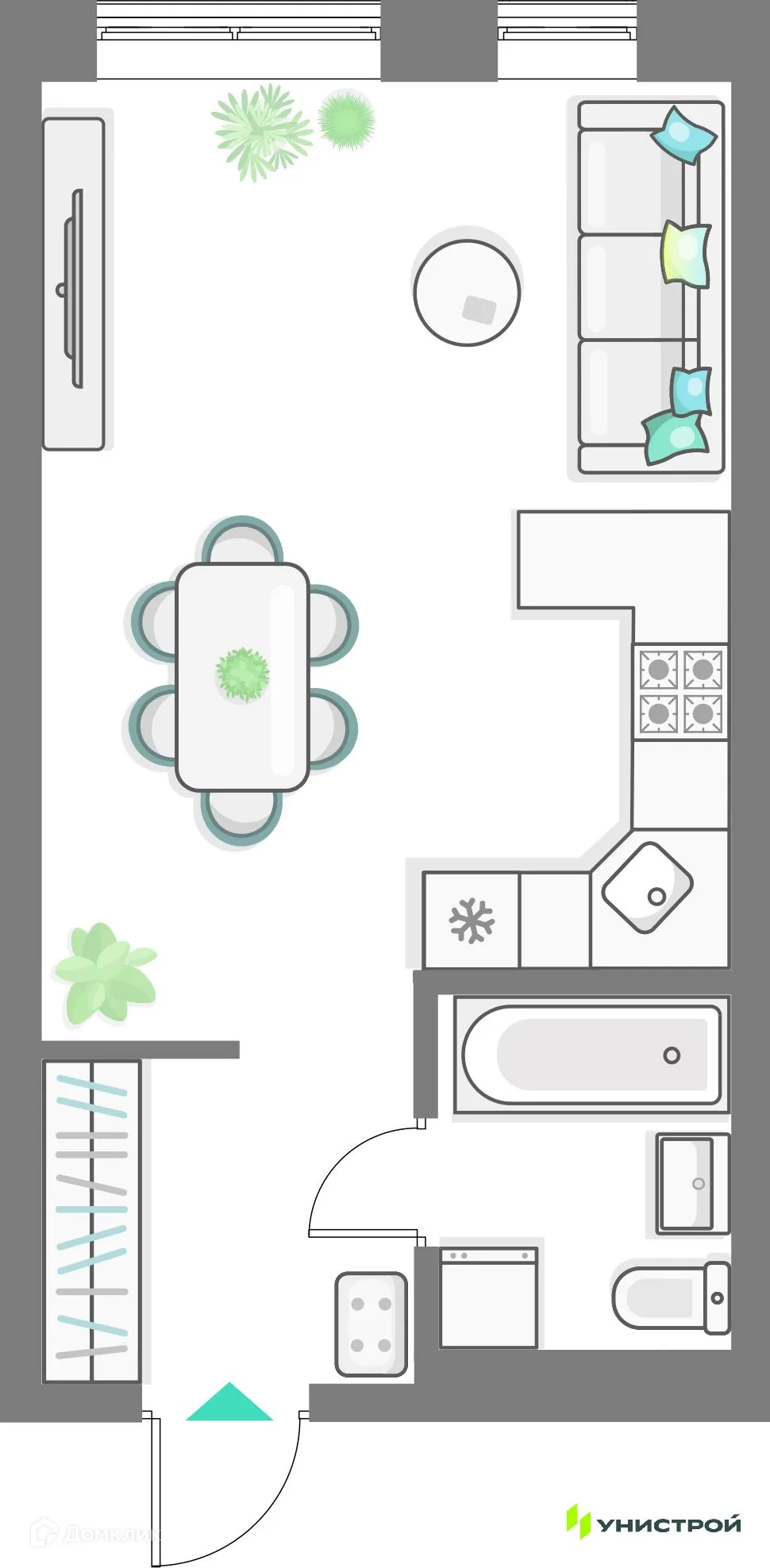 Фото квартиры в ЖК Лето